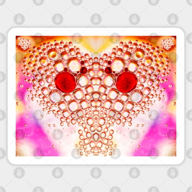 Red Eyed Ant Bubbler Sticker by heidiannemorris